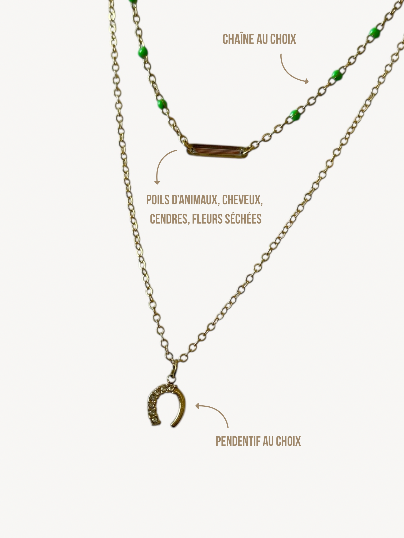 Collier « Histoire d’amour »