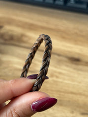 Bracelet homme en crins de cheval