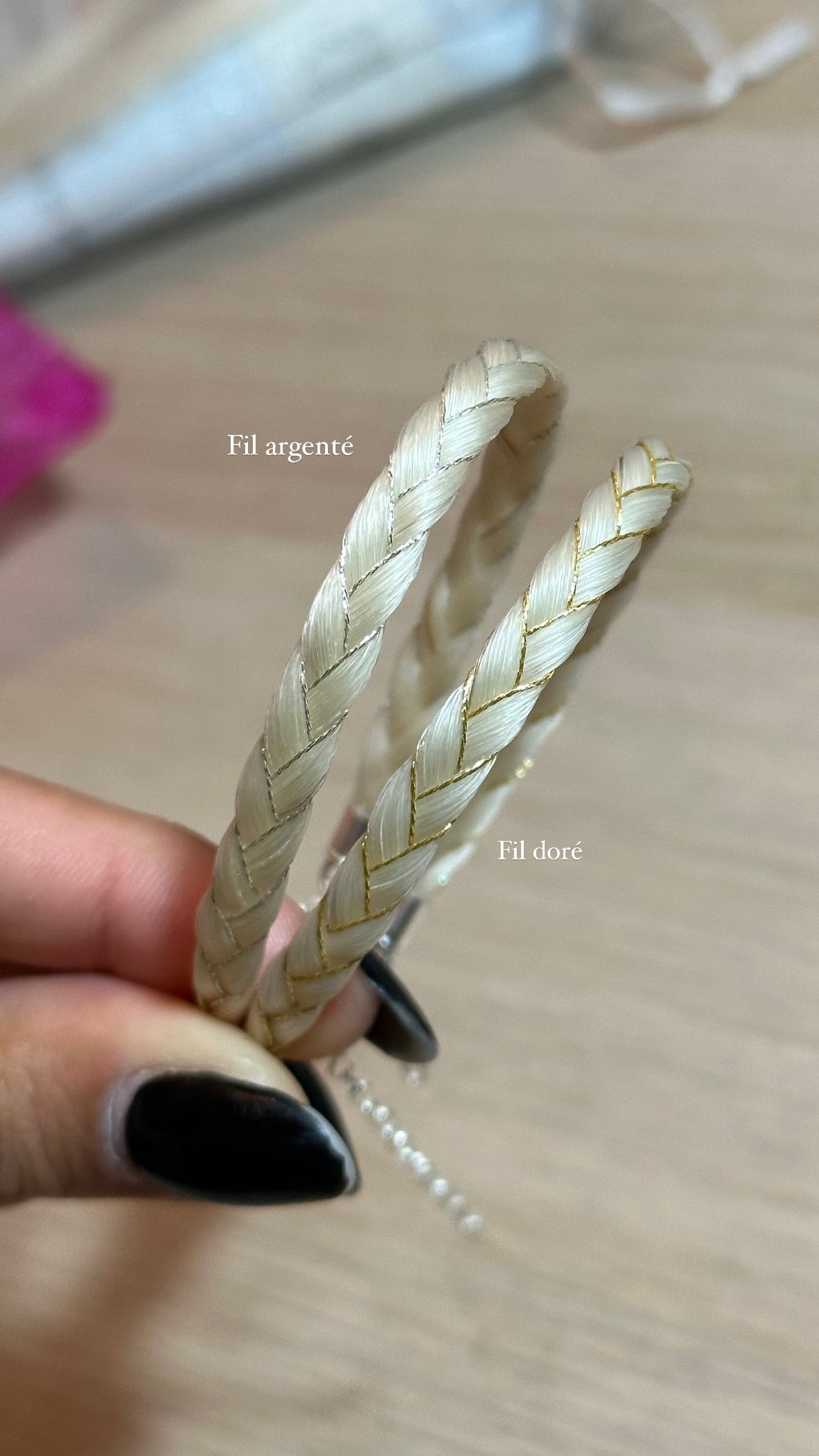 « L’originel » bracelet en crins de cheval Les perles d'Ïvy