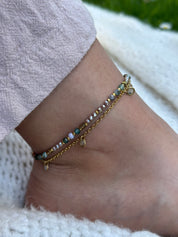 Chaîne de cheville « Soleil »