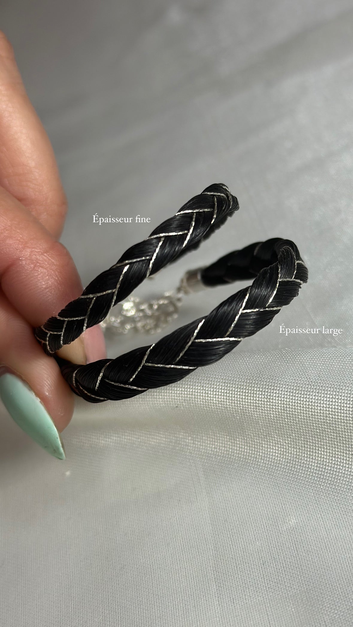 « L’originel » bracelet en crins de cheval Les perles d'Ïvy