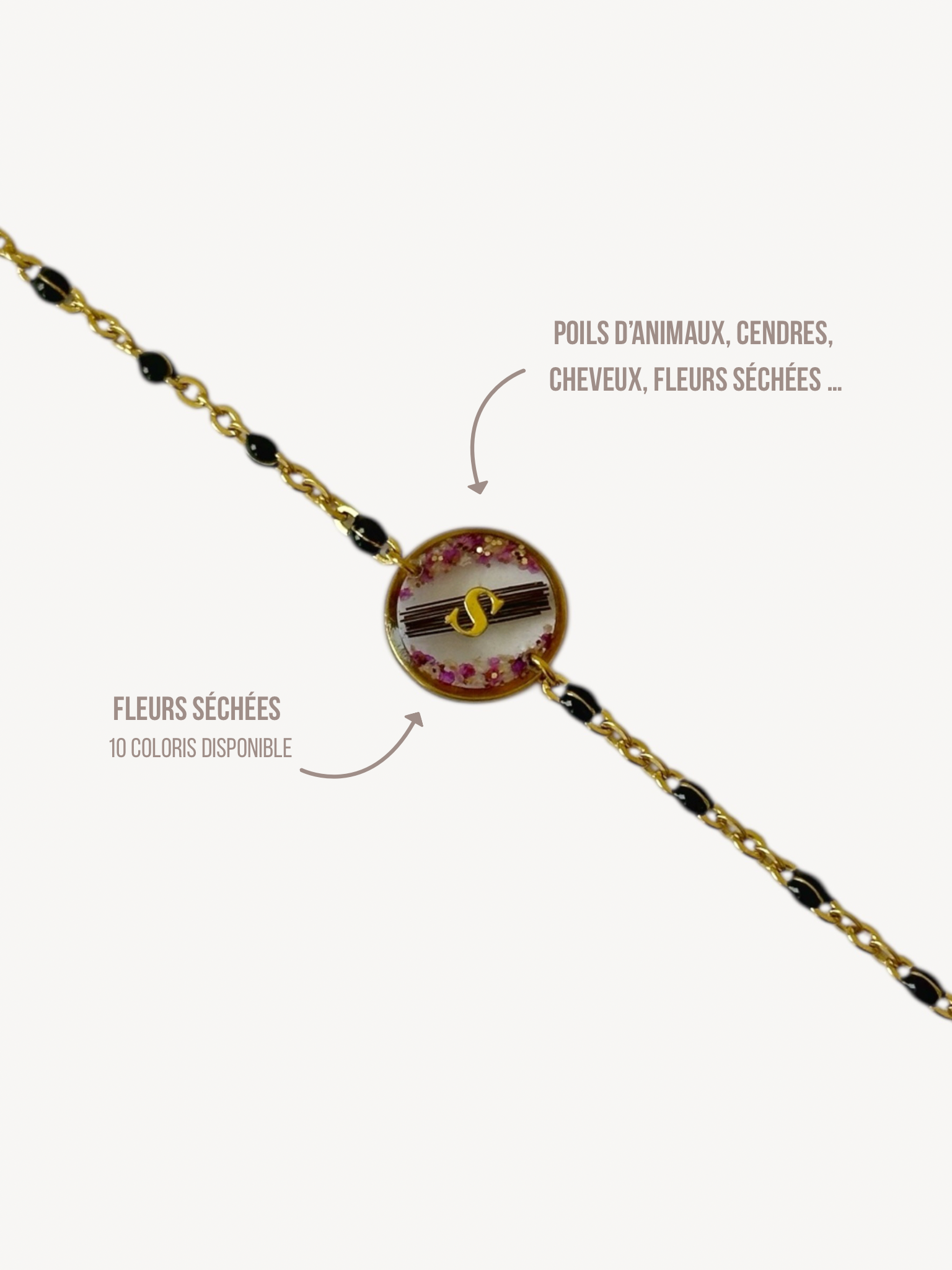 Bracelet « Pensée éternelle »