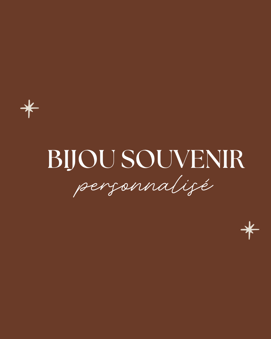 Bijou souvenir personnalisé